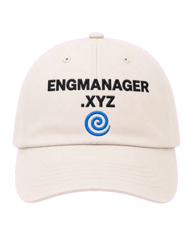 ENGMANAGER.XYZ 🌀 embroidered dad cap front view
